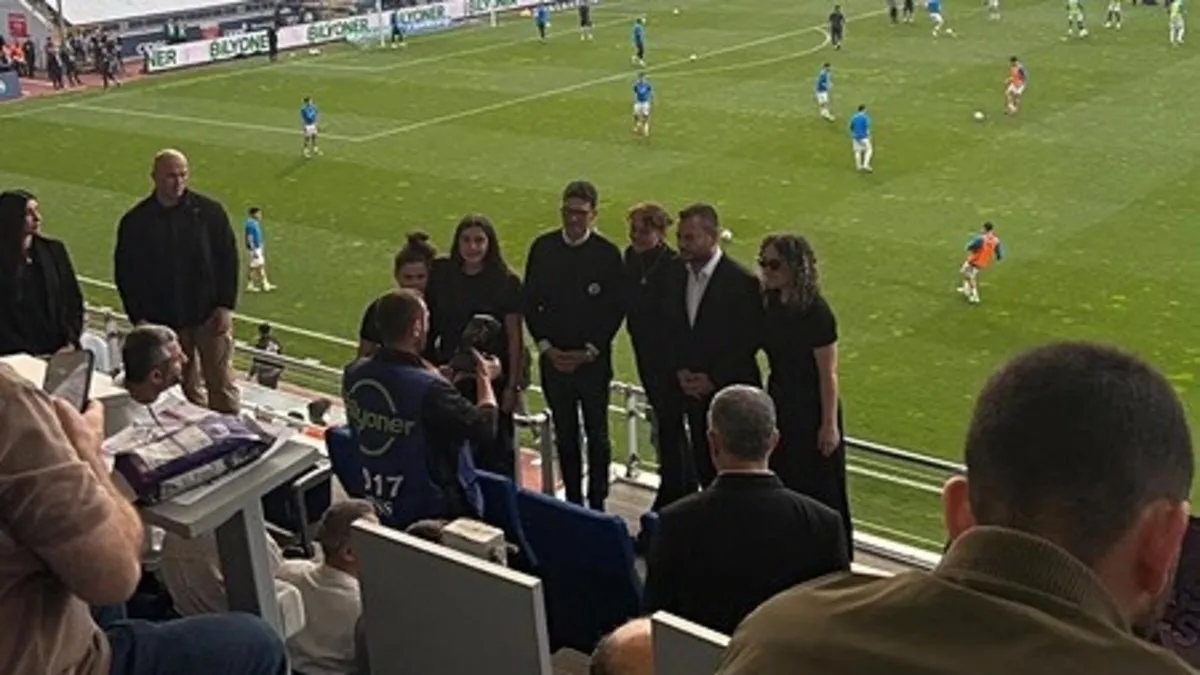 Minguzzi ailesi, Trabzonspor maçında!