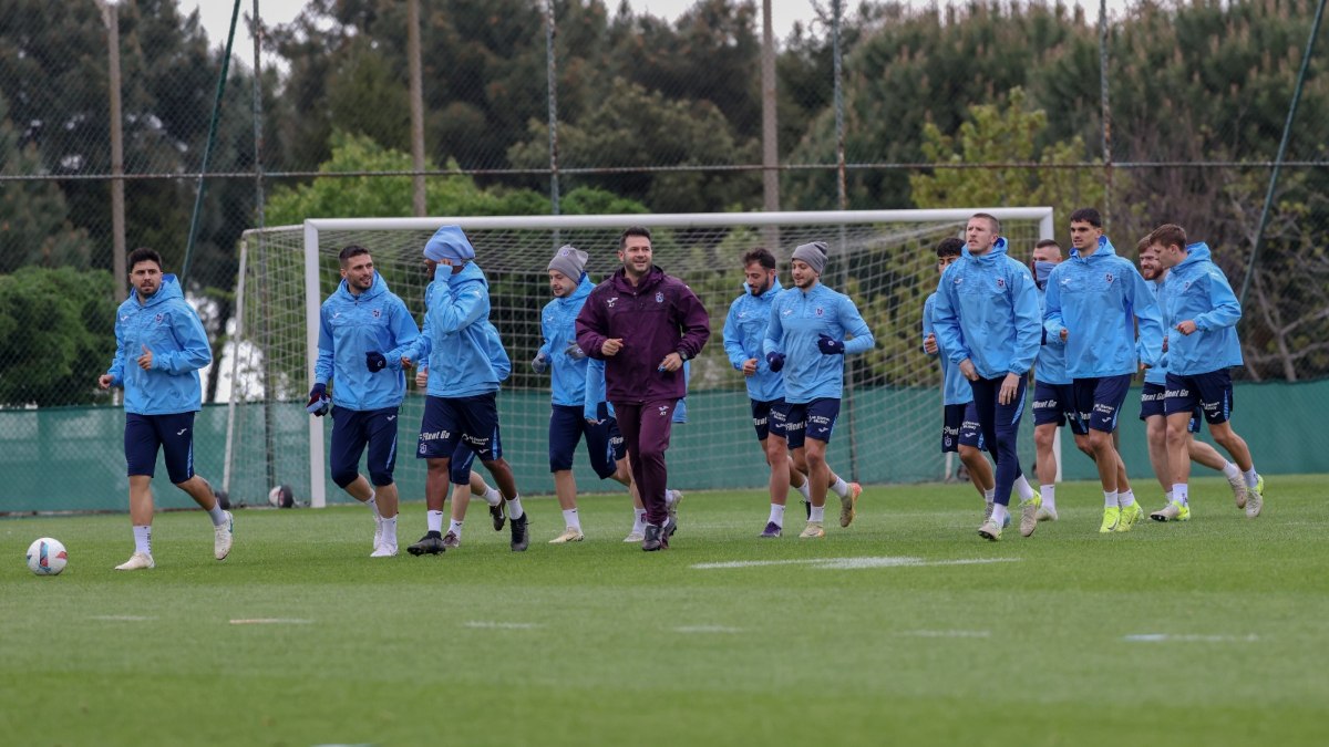 Trabzonspor, Kasımpaşa maçı hazırlıklarını sürdürüyor